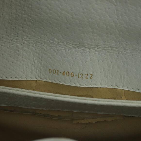 GUCCI Hand Bag Leather White Gold - Picture 12 of 16